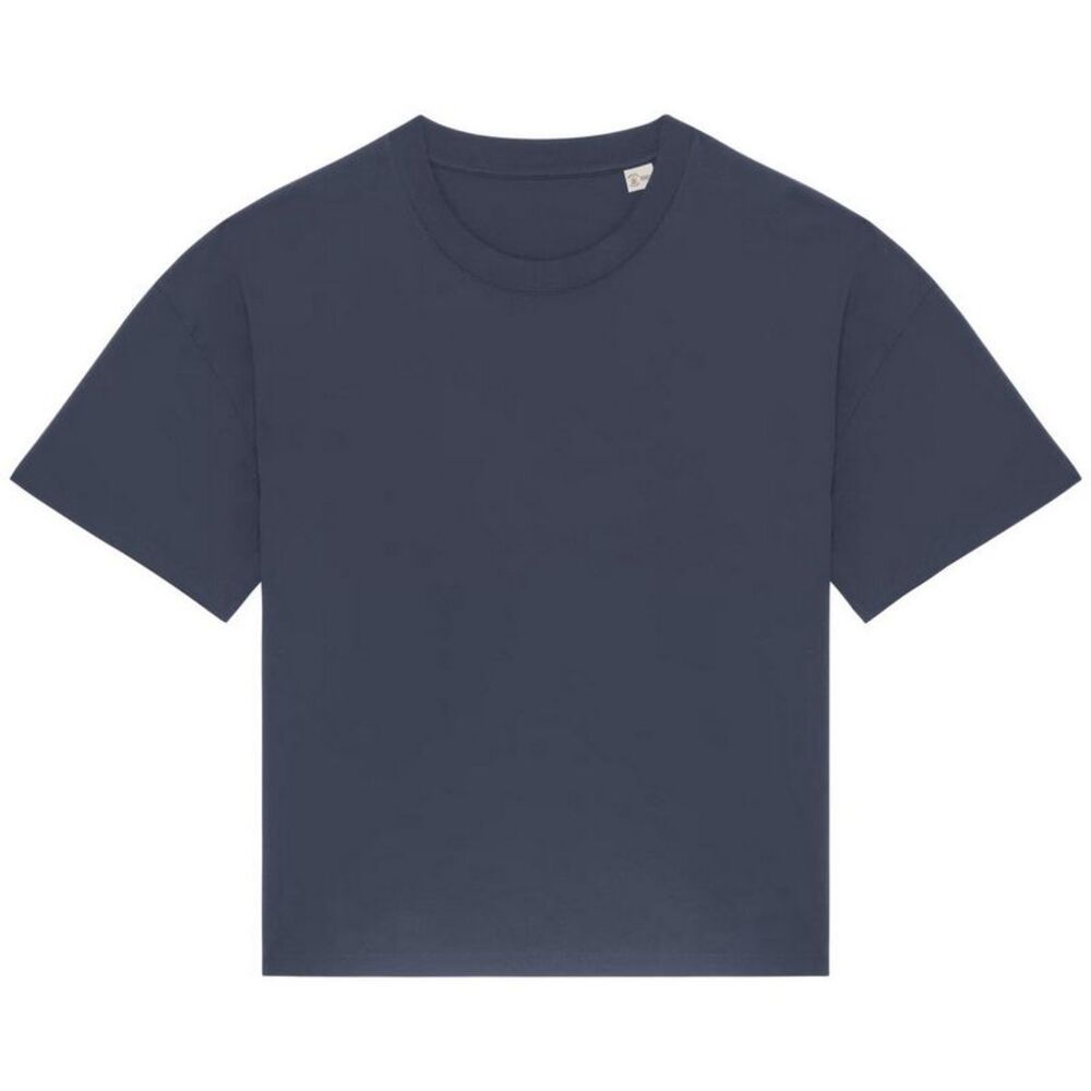 Native Spirit Womens/Ladies Oversized T-Shirt / Navy
